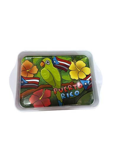 BANDEJA RECTANGULAR DE METAL