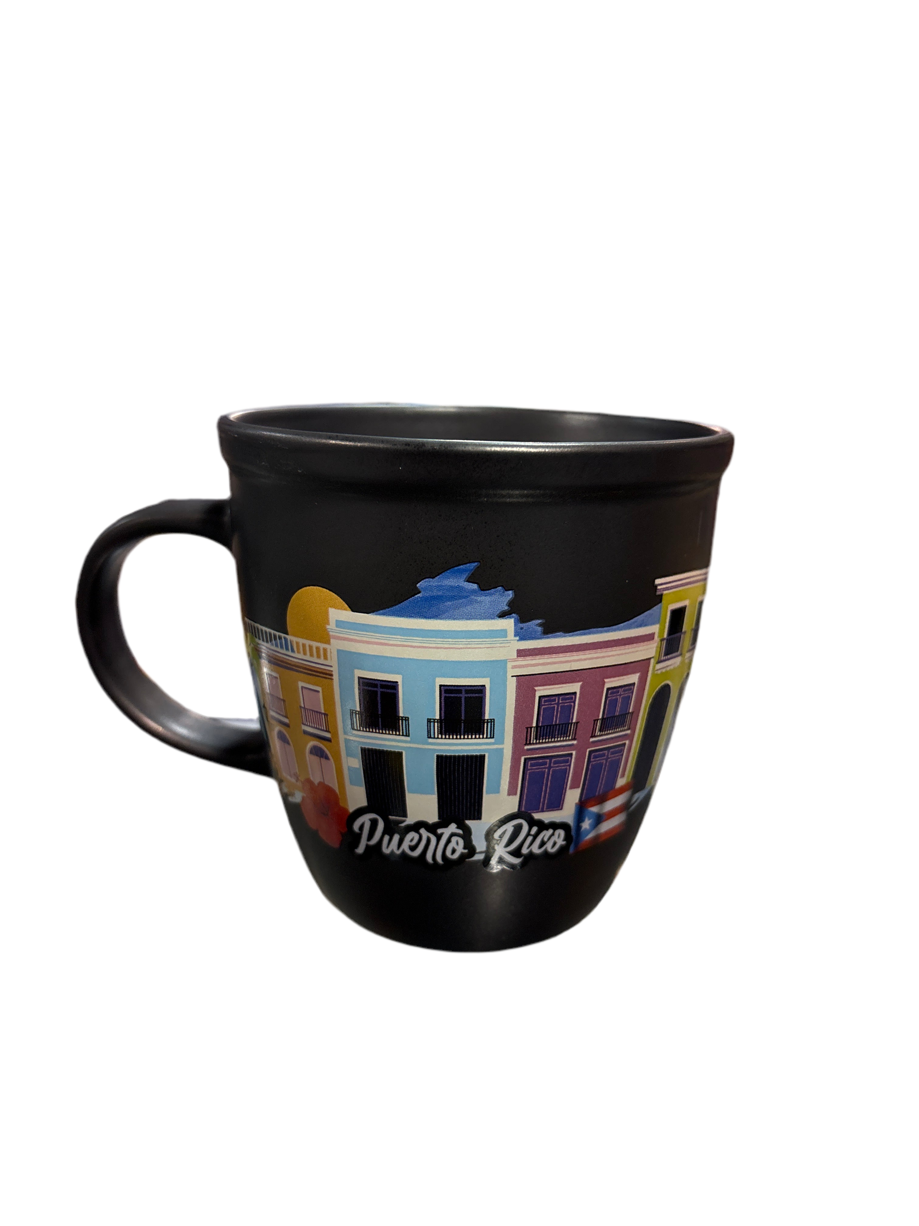 TAZA (TAZÓN) NEGRA PUERTO RICO