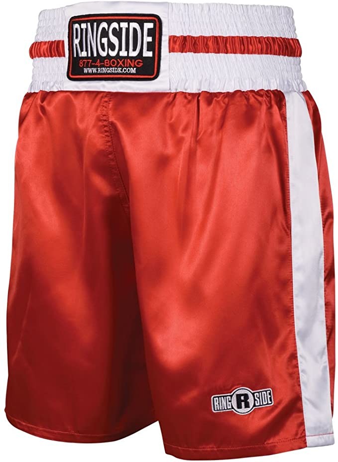 Pantalon de boxeo Rojo y blanco / Red & white trunks Ringside PSTREDW