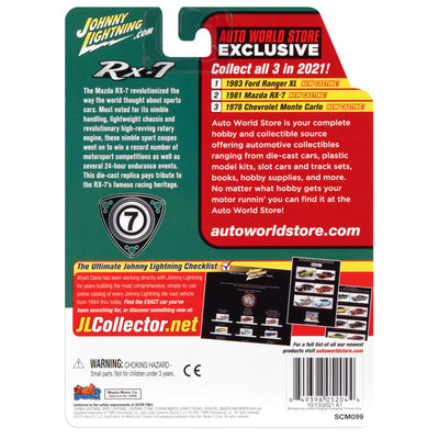 1/64 1981 MAZDA RX-7 - EXCLUSIVO DE LA TIENDA AUTO WORLD