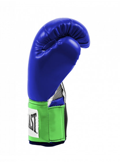 Guantes de boxeo para entrenamiento de Velcro 14oz  Everlast Blue/Green