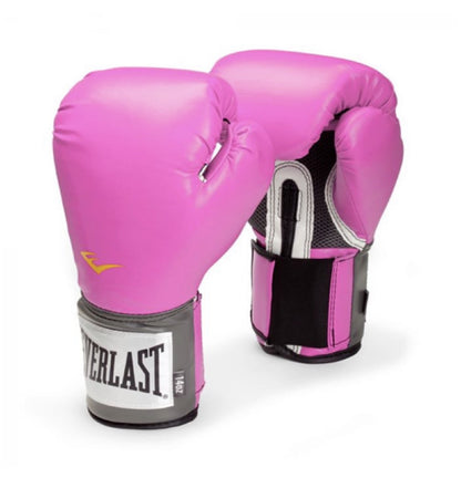 Guantes de boxeo para entrenamiento de Velcro 8oz   Everlast Pink