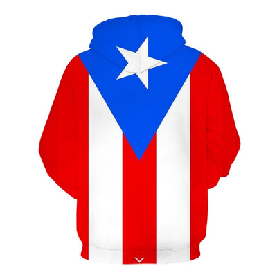 Sudadera con capucha de PR. 