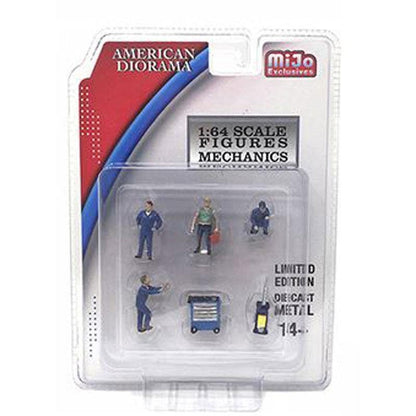 1:64 diorama - Mechanics Figures - MIJO EXCLUSIVE