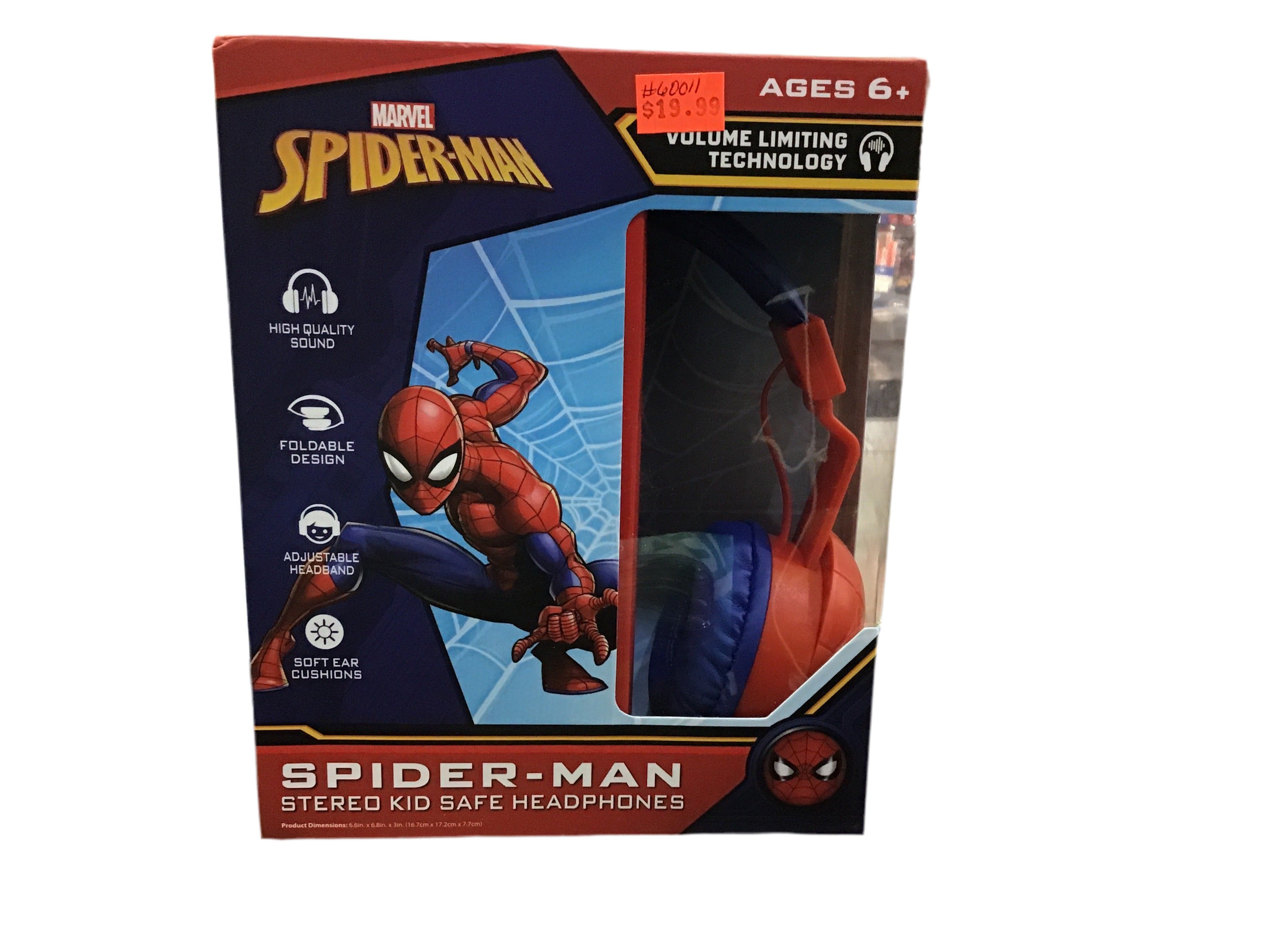 SPIDER-MAN Stereo kid safe headphones
