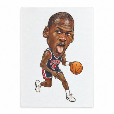 MICHAEL JORDAN BASKETBAL TRADING CARD / TARJETA DEPORTIVA MICHAEL JORDAN