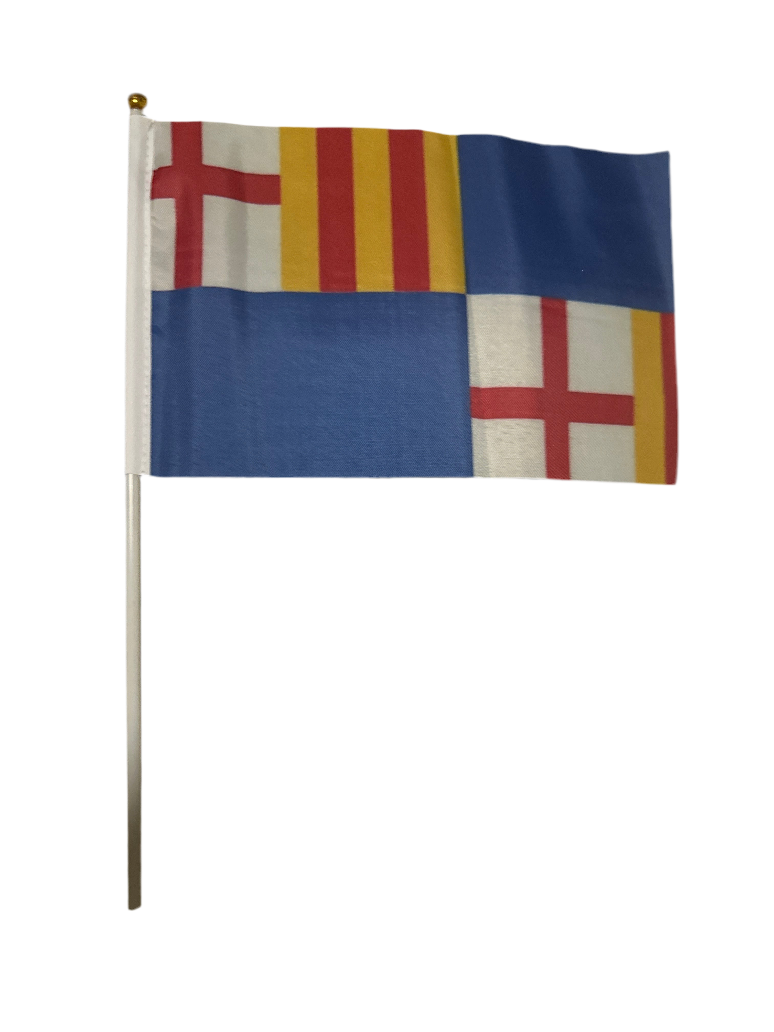 BANDERA DE BARCELONETA  5.5” X 8”.