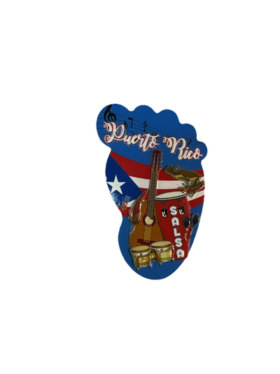 MAGNET PUERTO RICO FOOT- MAGNETO PIE