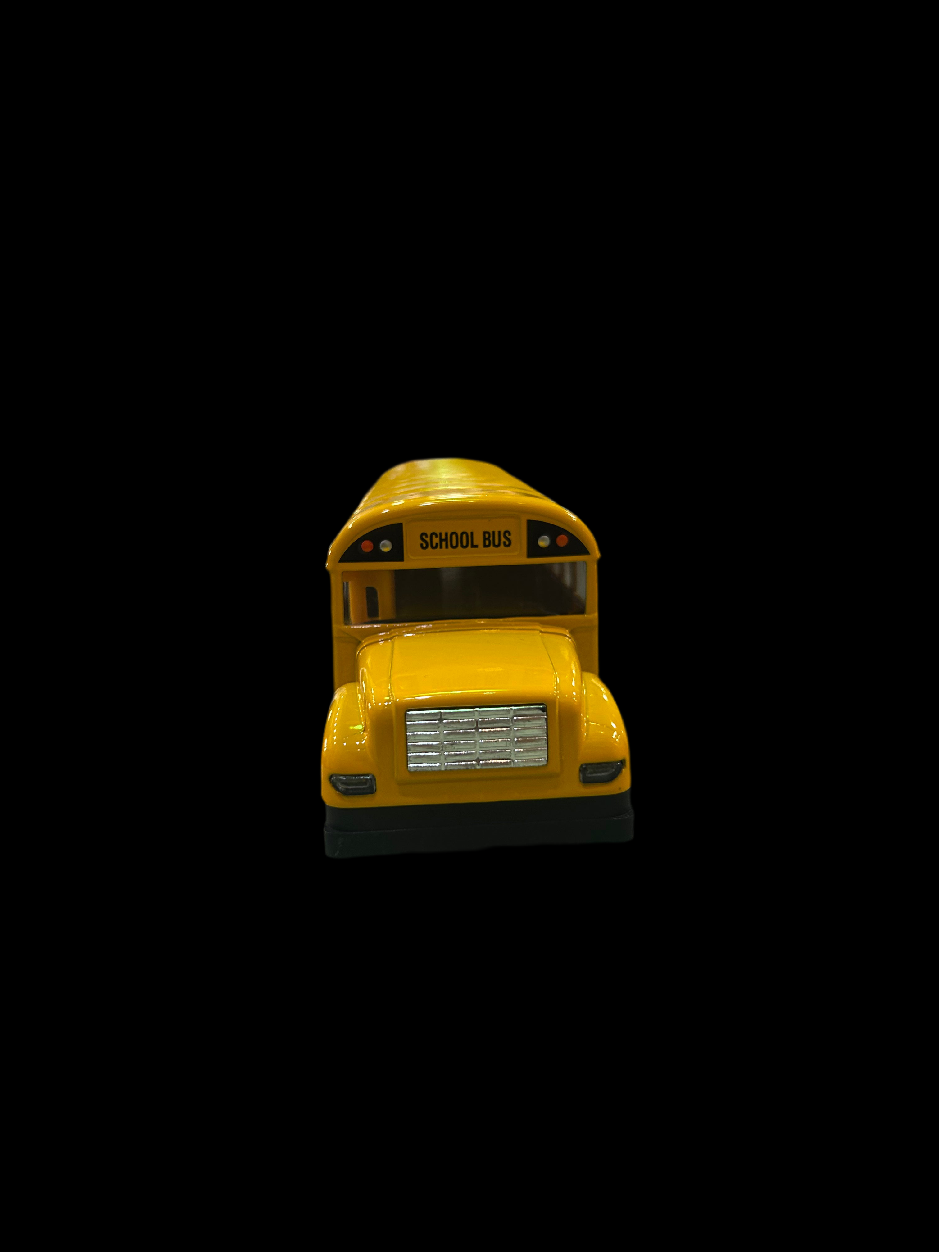 8” DIE CAST METAL SCHOOL BUS WITH LIGHT AND SOUND