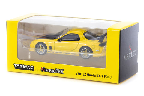 1/64 VERTEX MAZDA RX-7 FD3S (YELLOW METALLIC)