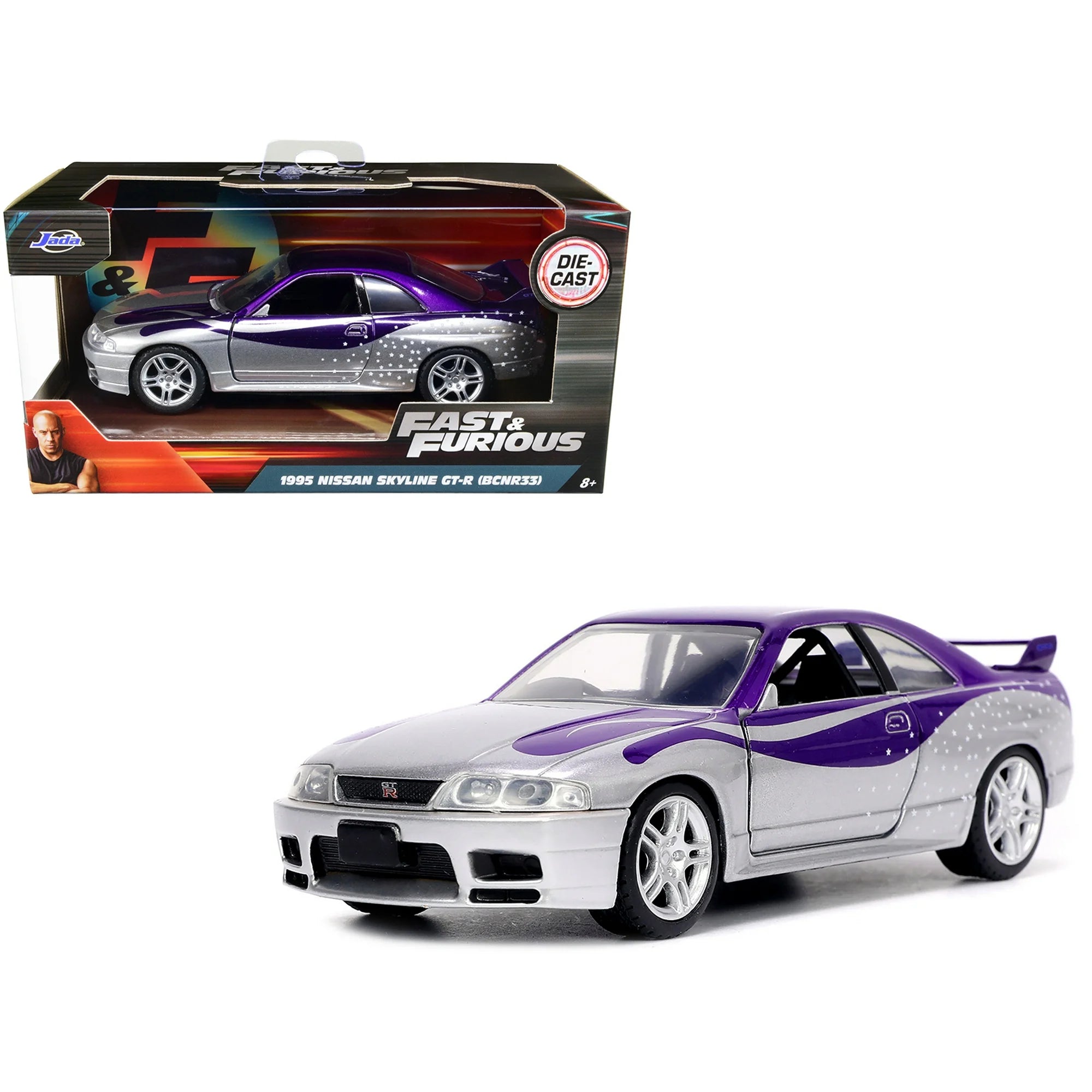 1/32 1995 NISSAN SKYLINE GT-R (BCNR33) - FAST & FURIOUS