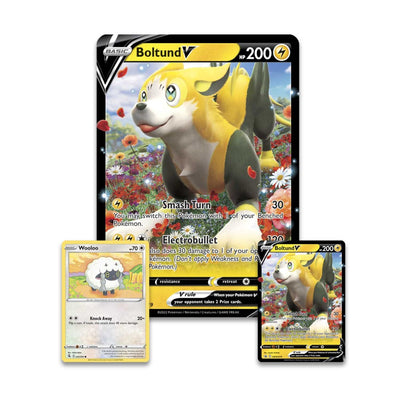Caja Boltund V de JCC Pokémon