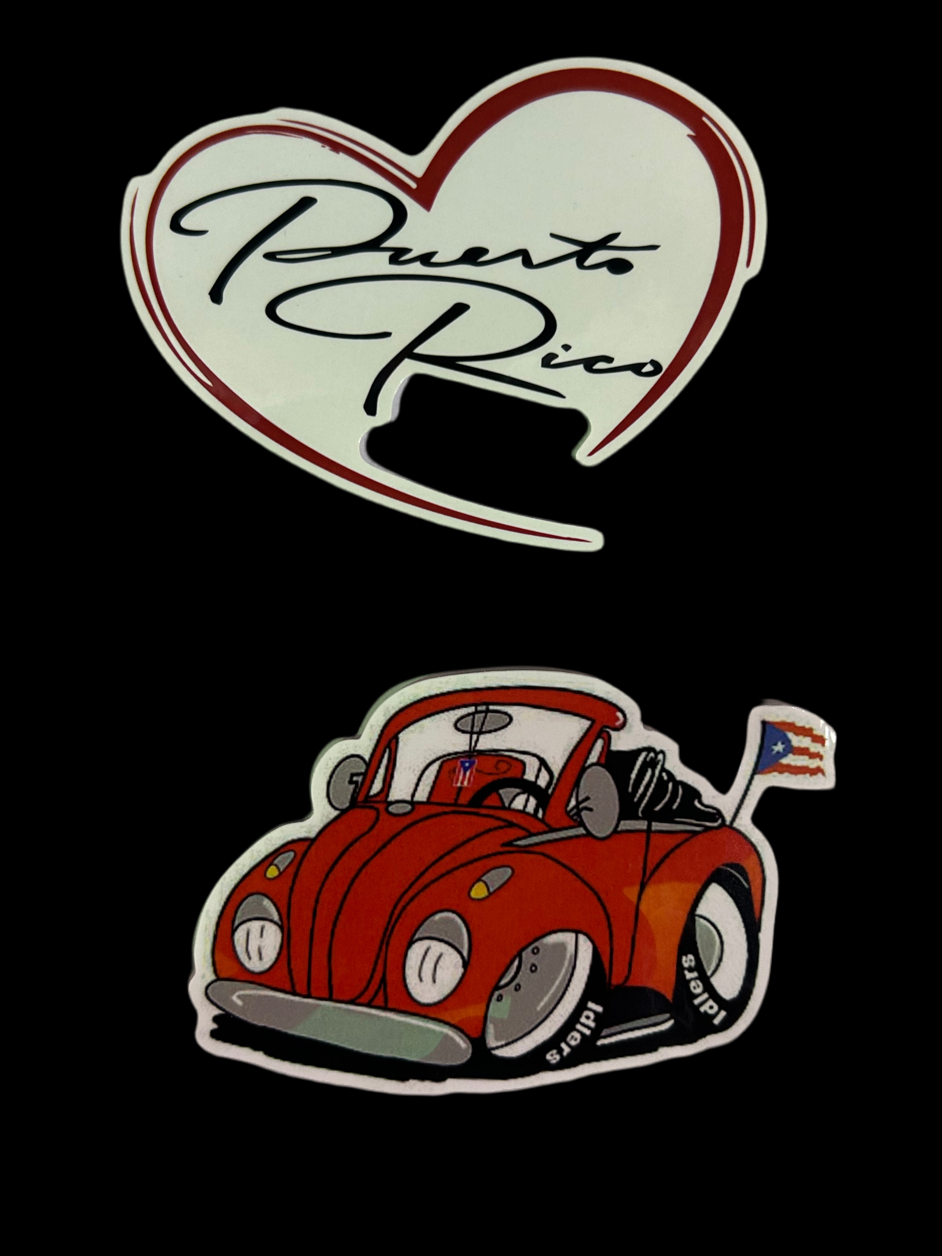 PUERTO RICO 10 PCS STICKER PACK
