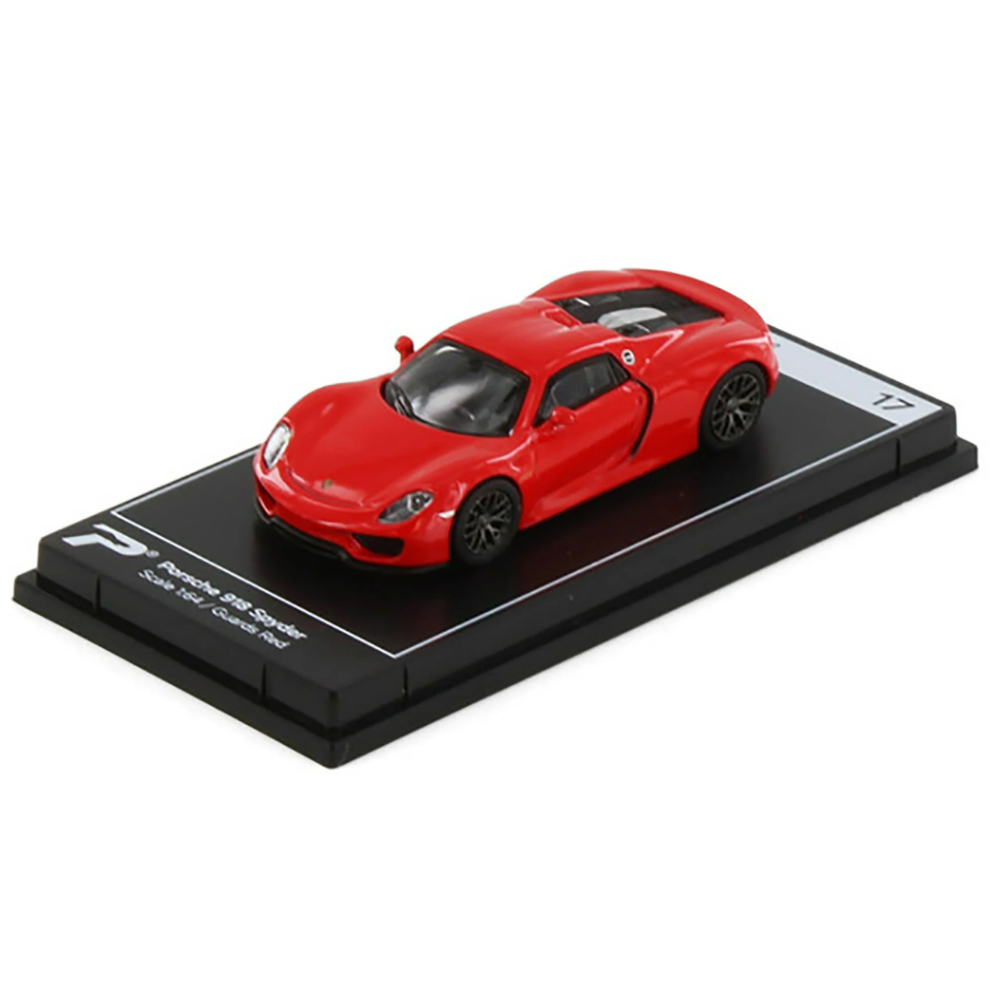 1/64 PORSHE 918 SPIDER GUARDS RED - HYPERCAR LEAGUE COLLECTION #17