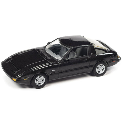 1/64 1982 MAZDA RX-7 METALLIC BLACK - CLASSIC GOLD COLLECTION