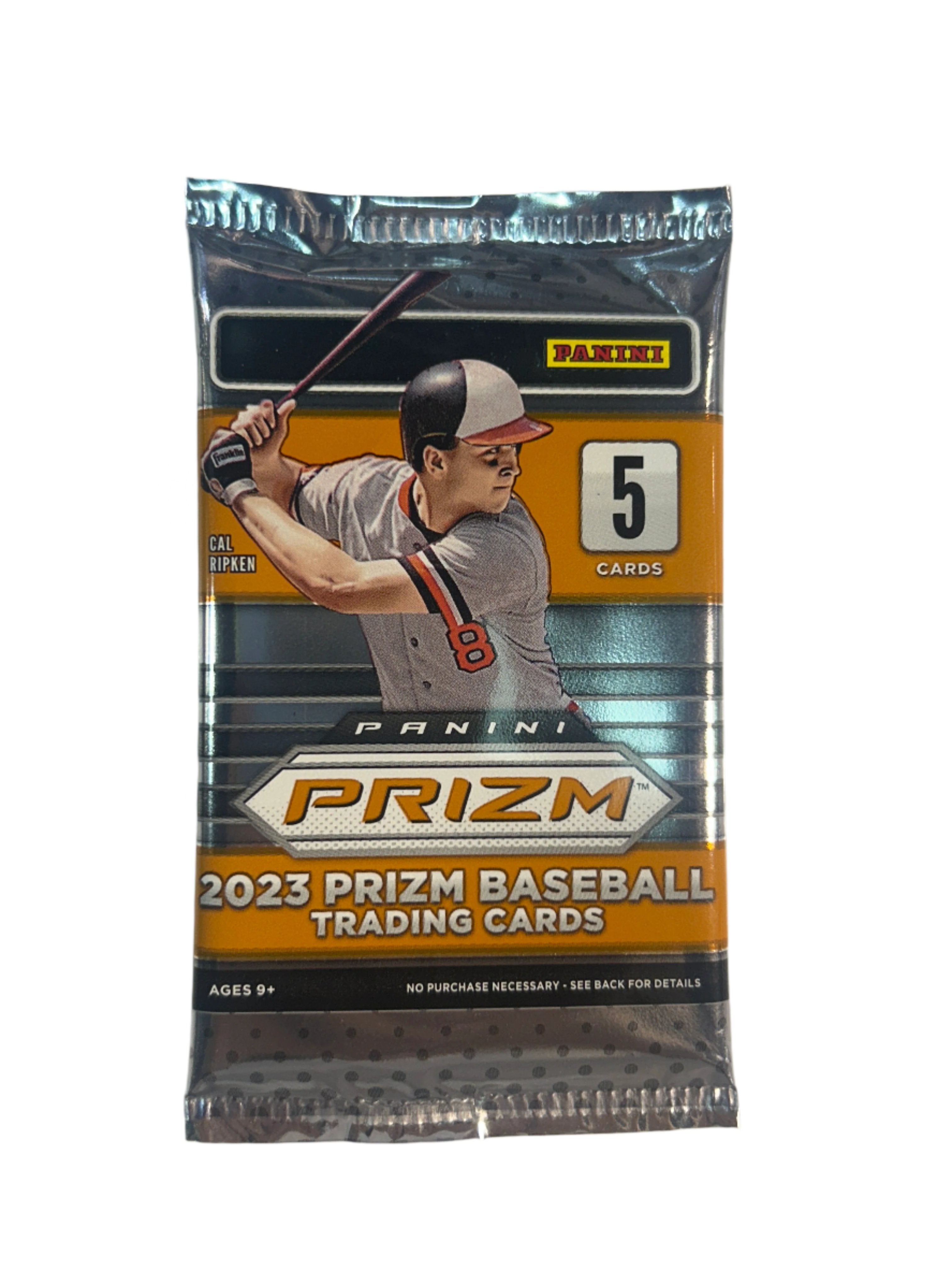 2023 PRIZM BASEBALL TRADING CARDS SINGLE PACK (5 CARDS) - PANINI