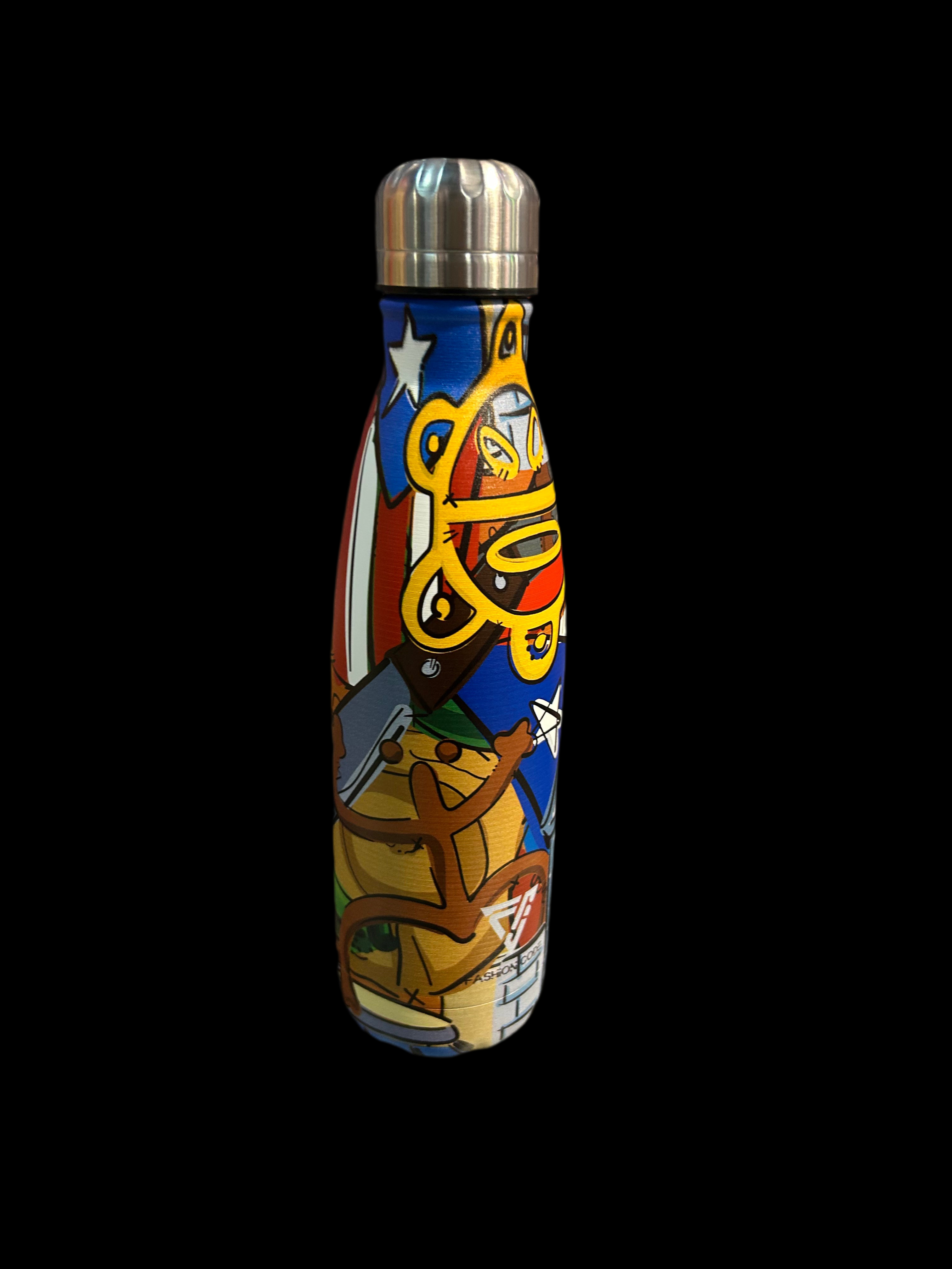 PUERTO RICO THERMAL STAINLESS STEEL BOTTLE
