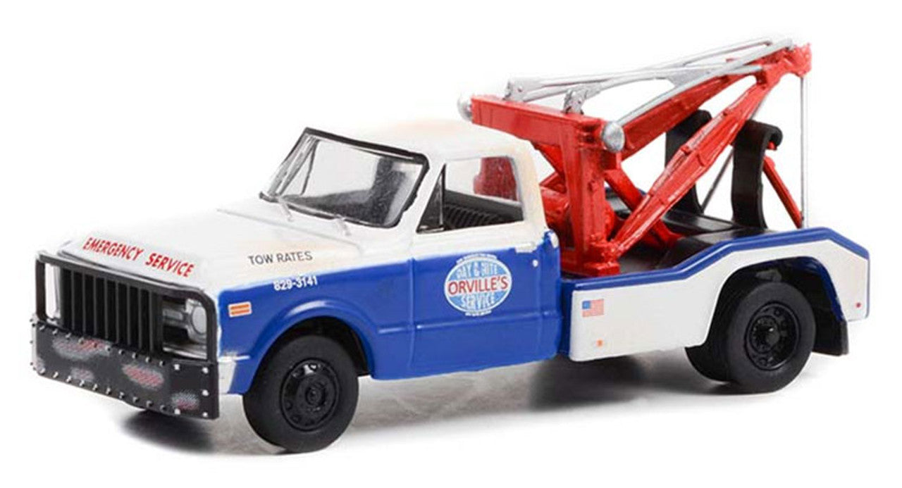 1/64 1969 CHEVROLET C-30 DUALLY WRECKER - ORVILLE'S DAY & NITEC- DUALLY DRIVERS