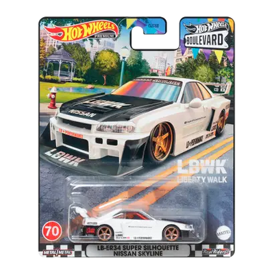 1/64 LB-ER34 SUPER SILUETA ​​NISSAN SKYLINE - PASEO POR LA LIBERTAD