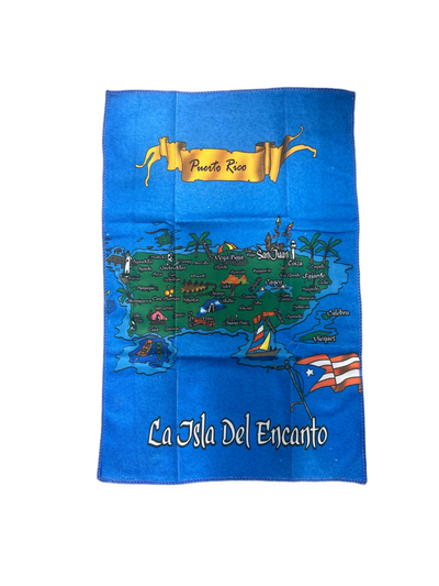 PAÑO DE COCINA MAPA DE PUERTO RICO