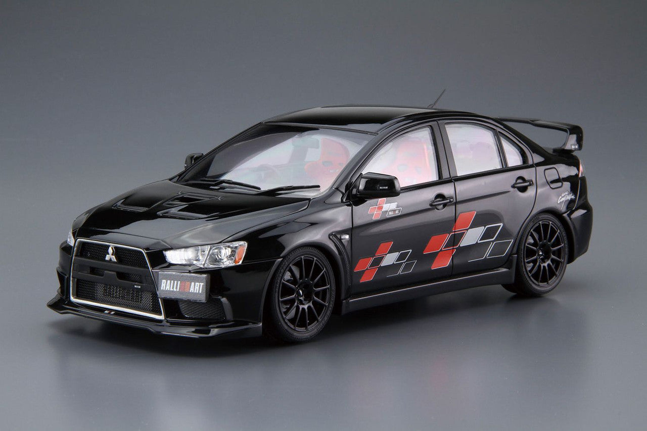 1/24 MITSUBISHI LANCER EVOLUTION X RALLI ART CZ4A PLASTIC MODEL KIT - AOSHIMA