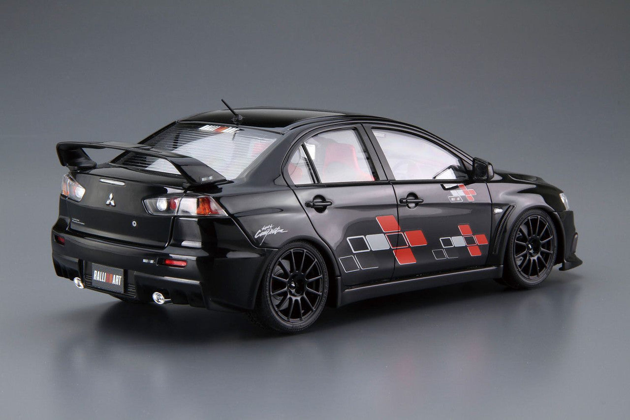 1/24 MITSUBISHI LANCER EVOLUTION X RALLI ART CZ4A PLASTIC MODEL KIT - AOSHIMA