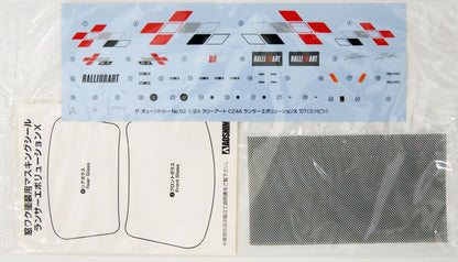 1/24 MITSUBISHI LANCER EVOLUTION X RALLI ART CZ4A PLASTIC MODEL KIT - AOSHIMA