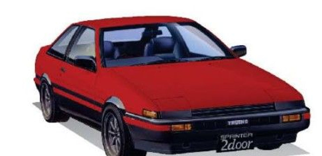 1/24 TOYOTA SPRINTER TRUENO AE86 APEX TWIN CAM PLASTIC MODEL KIT