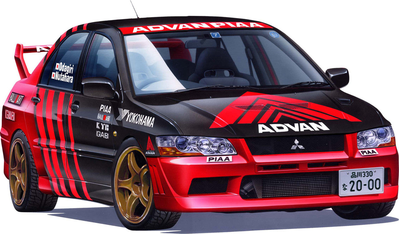 1/24 MITSUBISHI LANCER EVOLUTION VII PLASTIC MODEL KIT - FUJIMI