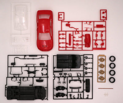 1/24 MITSUBISHI LANCER EVOLUTION VII ADVAN PIAA PLASTIC MODEL KIT - FUJIMI