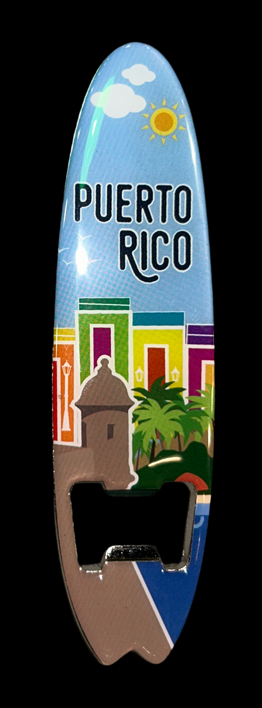 PUERTO RICO SURFING TABLE BOTTLE OPENERS MAGNETS