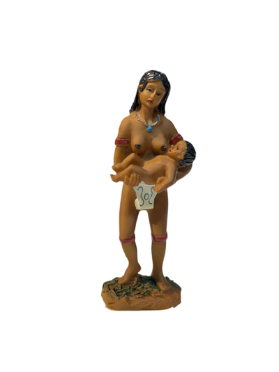 FIGURA DE INDIOS TAÍNOS