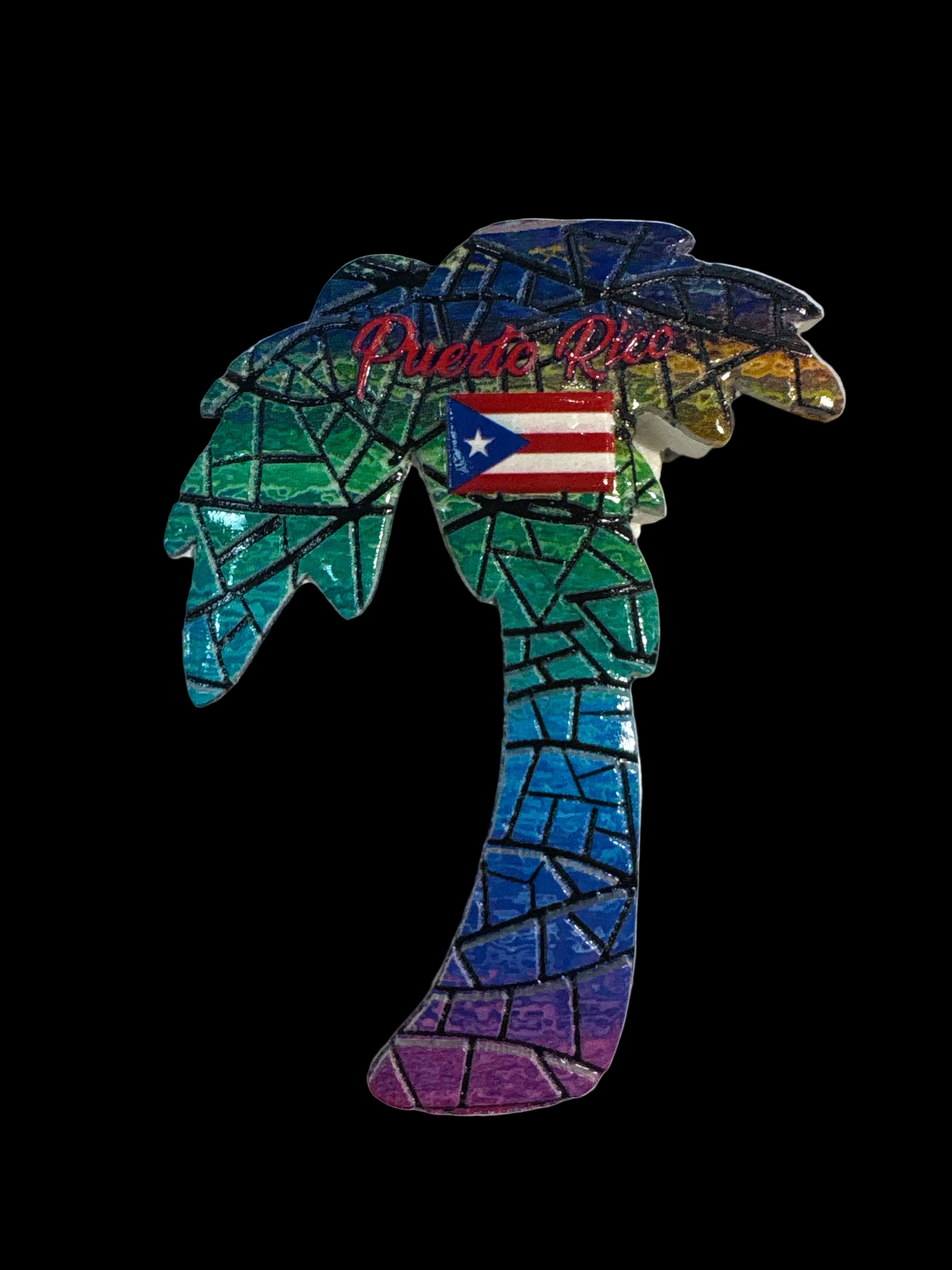 MAGNET OF PALMA MOSAICO PUERTO RICO