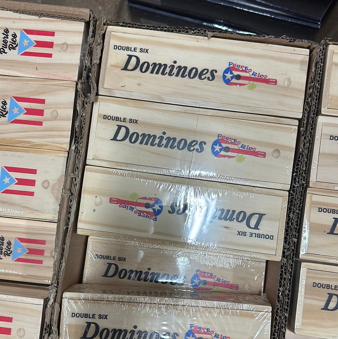 Dominos de Puerto Rico  grandes - con bandera