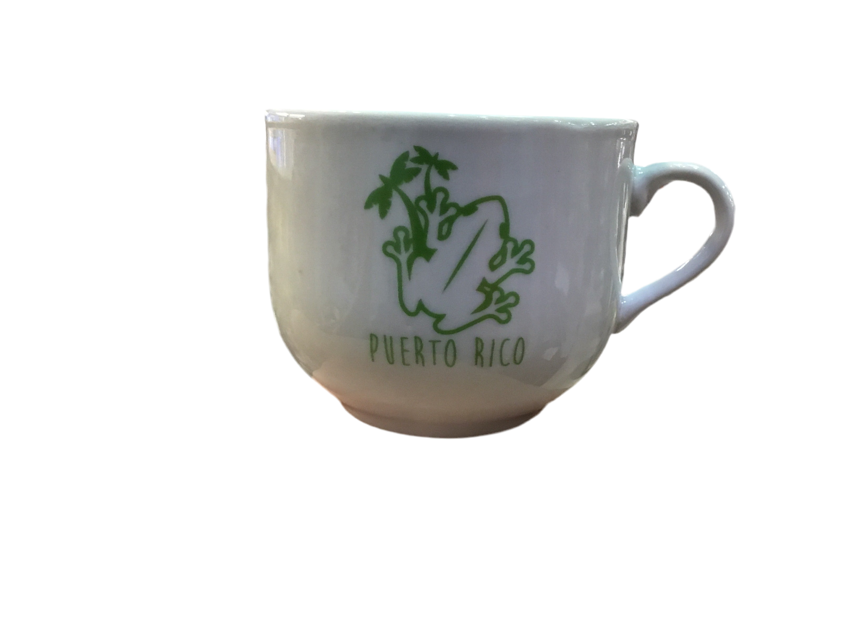 TAZA CON CUCHARA DE PUERTO RICO