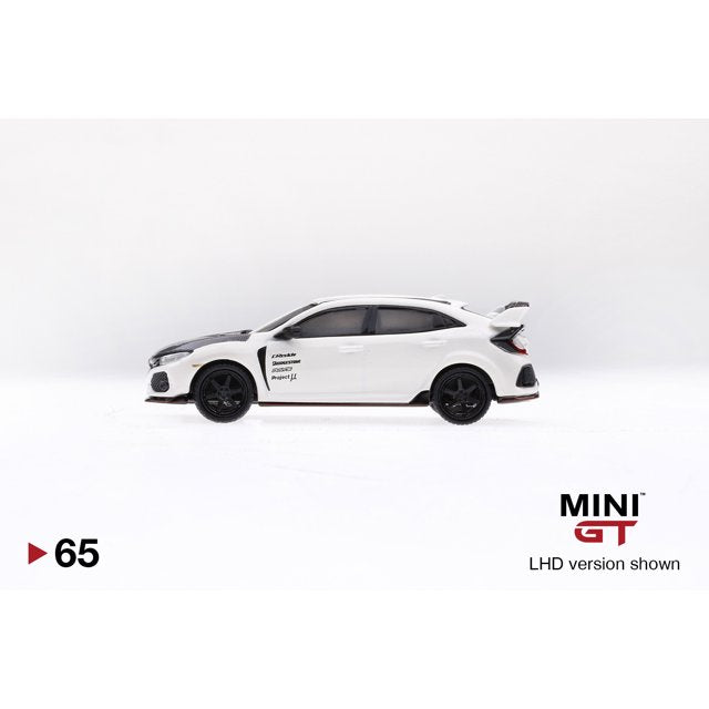 1/64 HONDA CIVIC TYPE R CHAMPIONSHIP WHITE W/CARBON - MINI GT