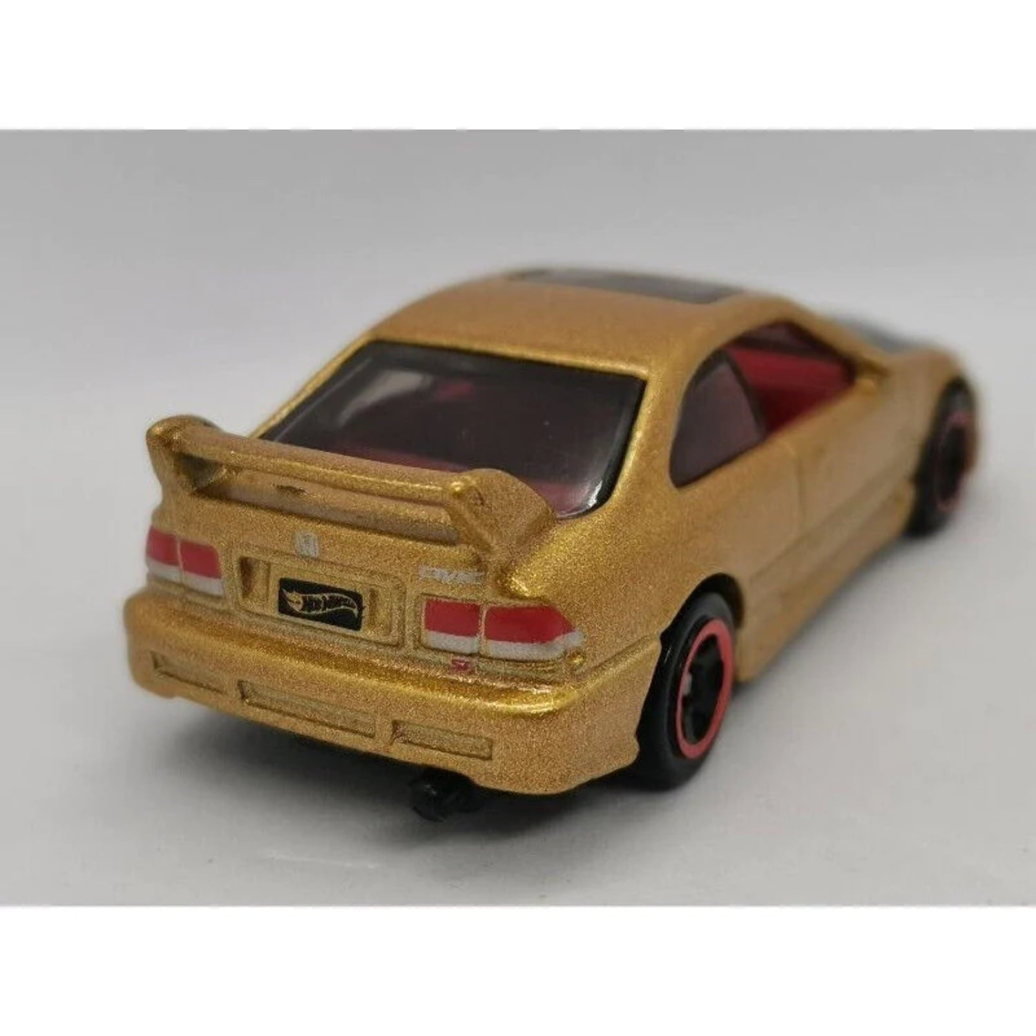 1/64 HONDA CIVIC SI GOLD W/CARBON HOOD - HOTWHEELS