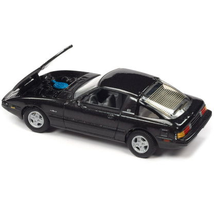 1/64 1982 MAZDA RX-7 METALLIC BLACK - CLASSIC GOLD COLLECTION