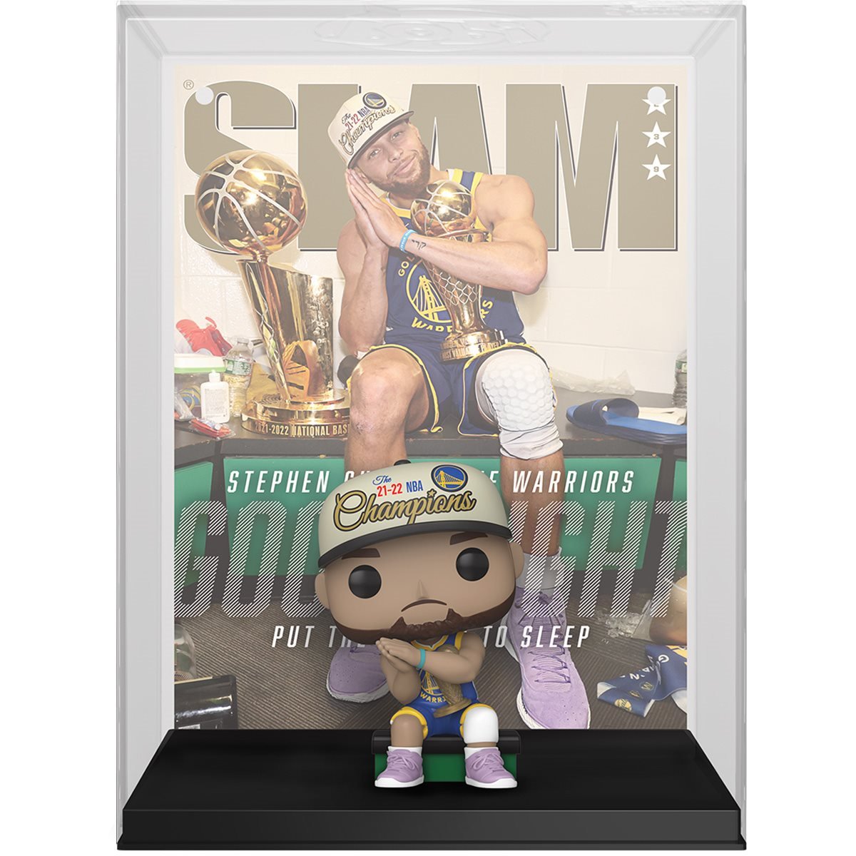 NBA SLAM STEPHEN CURRY FUNKO POP COVER FIGURE # 13 W/CASE