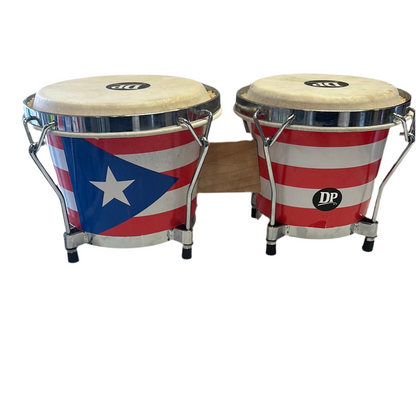 PROFESSIONAL LATIN BONGO - PUERTO RICO FLAG (Don Pablo)