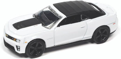CHEVY CAMARO ZL1 2013, escala 1/64, color blanco cumbre