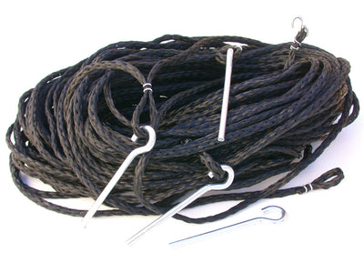 2" Black Pro web VB court line TANDEM TSPROLINE2