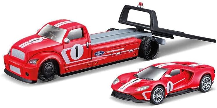 1/64 MAISTO FLATBED / 2018 FORD GT HERITAGE EDITION