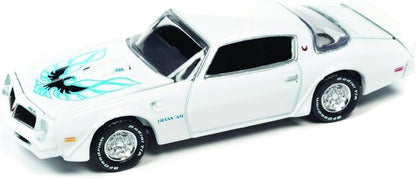 GRÁFICO DEL CAPÓ DEL PONTIAC FIREBIRD TRANS AM CAMEO WHITE BIRD DE 1976 A ESCALA 1/64 - MÚSCULO VINTAGE 