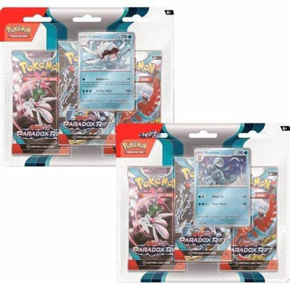 SCARLET & VIOLET PARADOX RIFT 3 PACK BLISTER FEATURING ARCTIBAX OR CETITAN