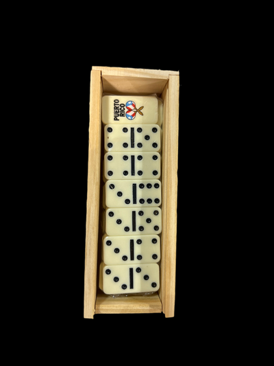 PUERTO RICO SMALL DOMINOES - DOMINO PEQUEŃO MARACAS CON BANDERA DE PUERTO RICO