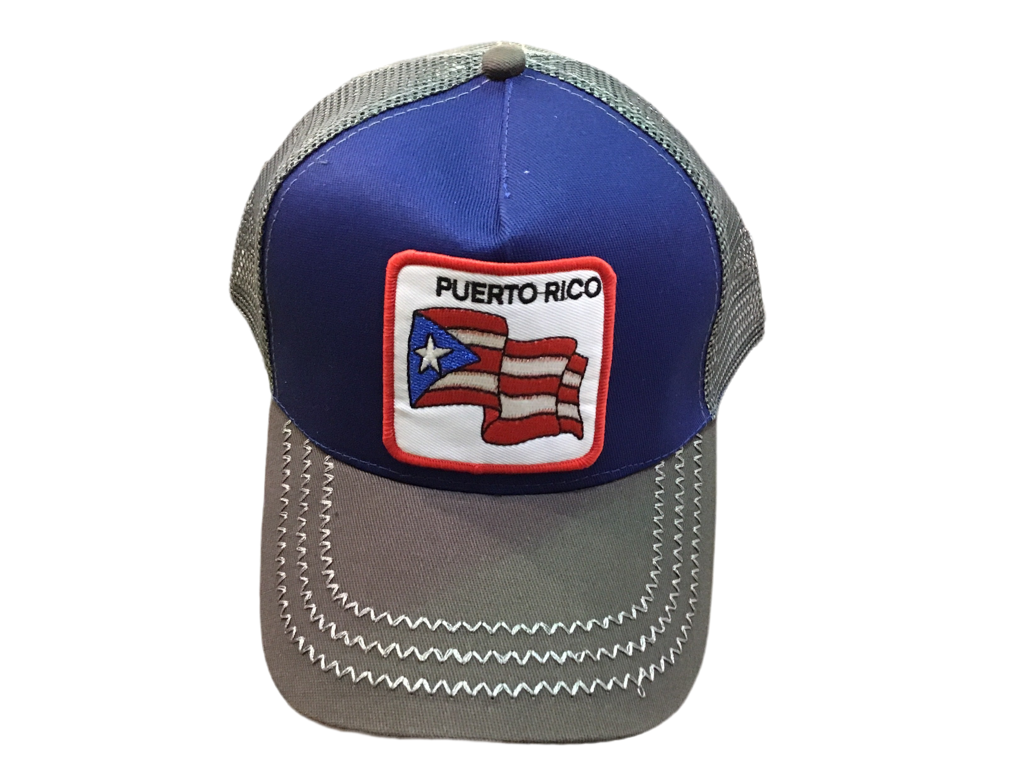 GORRA CON DISEÑO BANDERA DE PUERTO RICO -PUERTO RICO CAP FLAG DESIGN