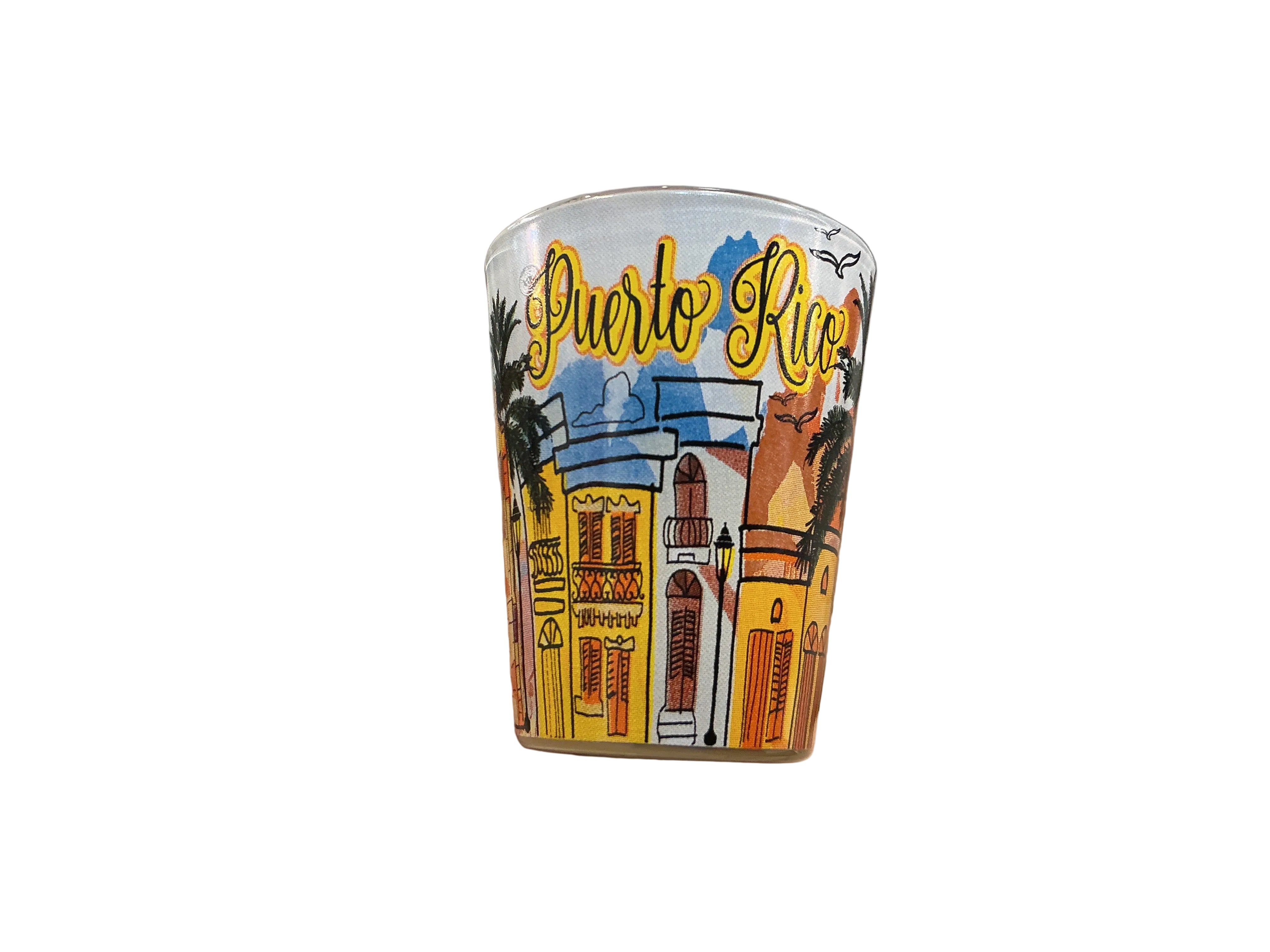 SHOT GLASS SAN JUAN PUERTO RICO  # CSHOT 1070