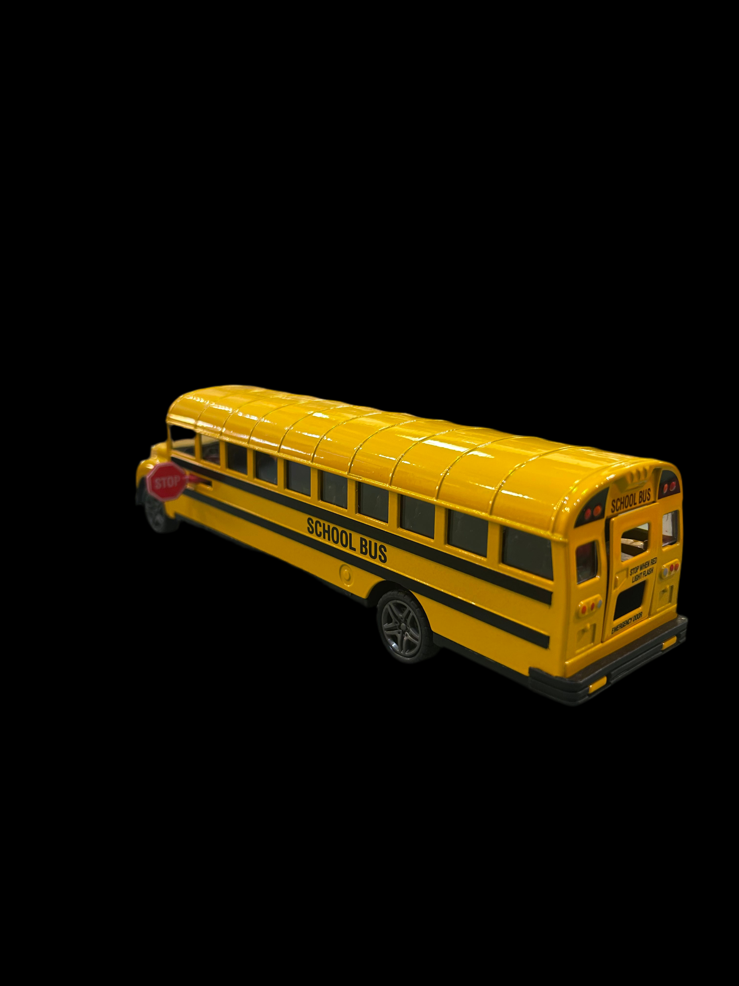8” DIE CAST METAL SCHOOL BUS WITH LIGHT AND SOUND
