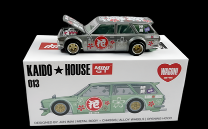1/64 DATSUN KAIDO 510 WAGON HANAMI V2 - (CHASE “RAW”)